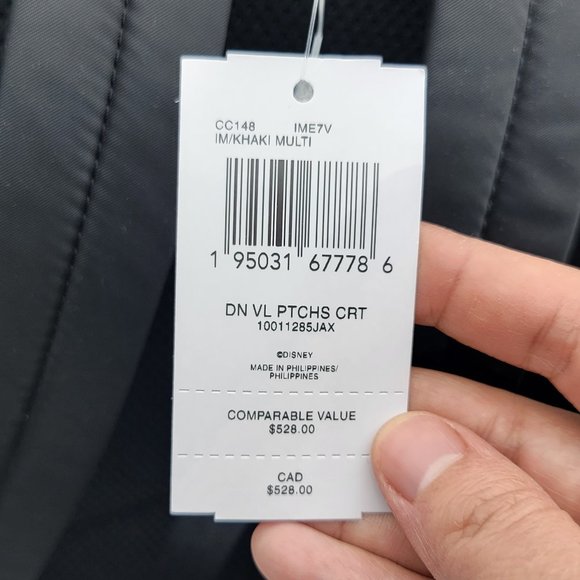 Coach x Disney Court Backpack in Signature Canvas with Patches CC148 main image 2